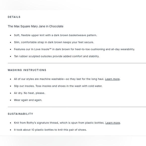 Rothy's The Max Square Mary Jane - Picture 7 of 7